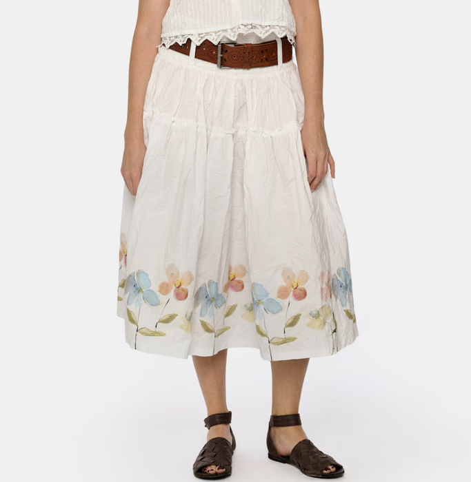 June floral skirt