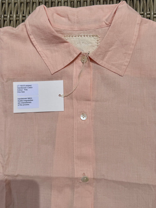 Pink stripe shirt