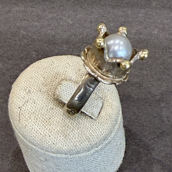King Pope pearl ring