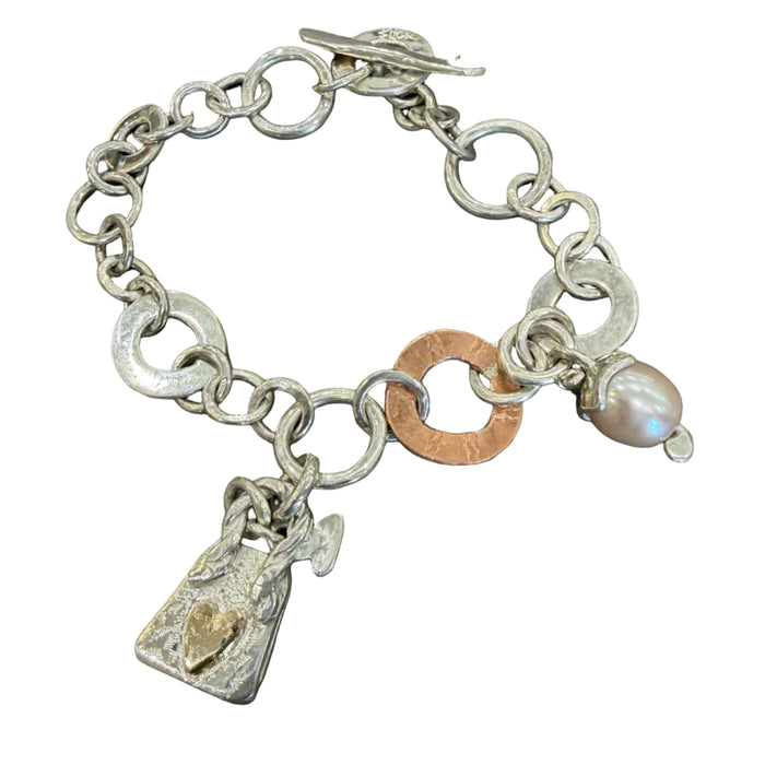 Serious shopper loose link bracelet