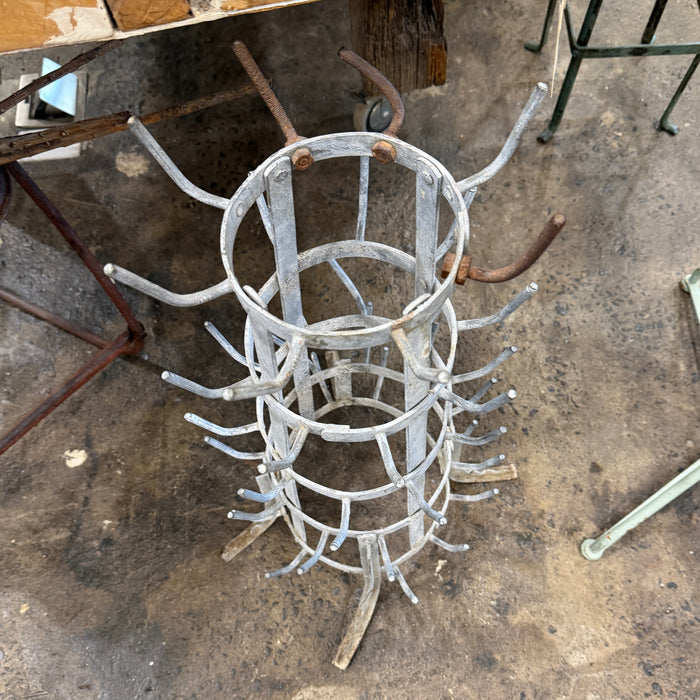 Vintage French bottle rack