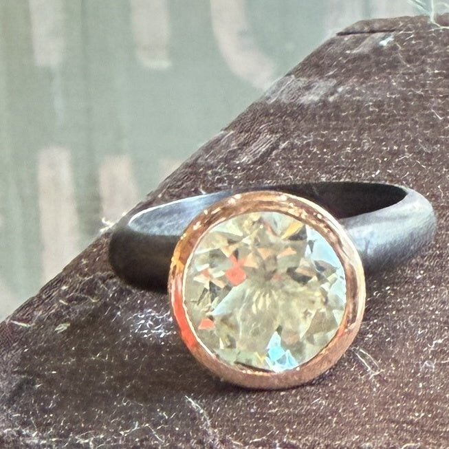 10mm mint quartz ring