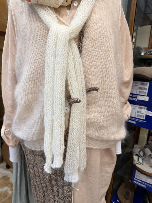 Mohair fine weave scarf