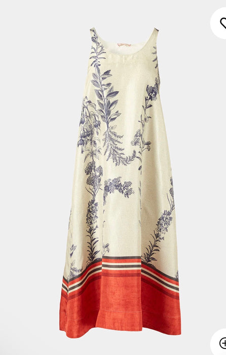 Silk dress Ballarina Flowers Crown