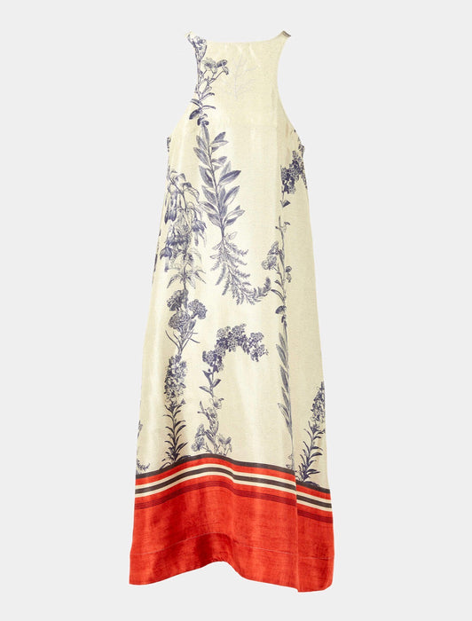 Silk dress Ballarina Flowers Crown