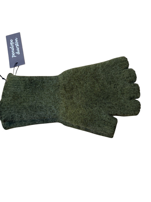 Gloves fingerless long cuff