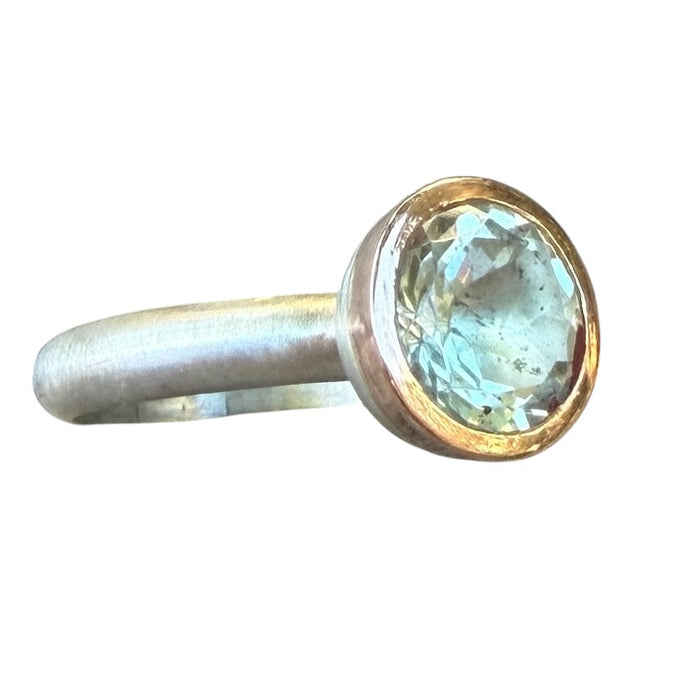 10mm mint quartz ring