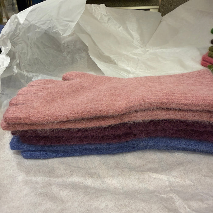 Gloves fingerless long cuff