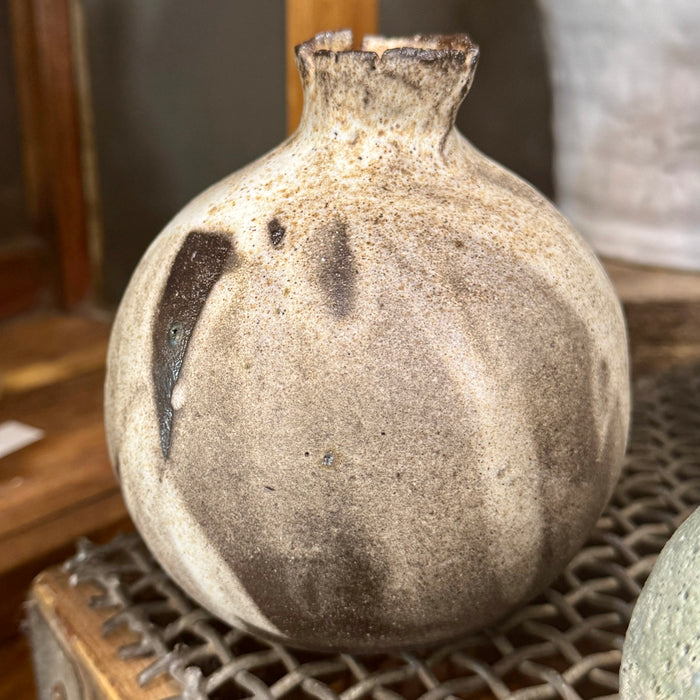 Glazed ball vases | large