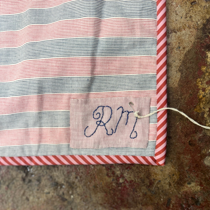 Hand stitched baby quilt