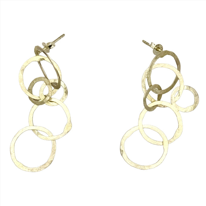 925 handmade link earrings