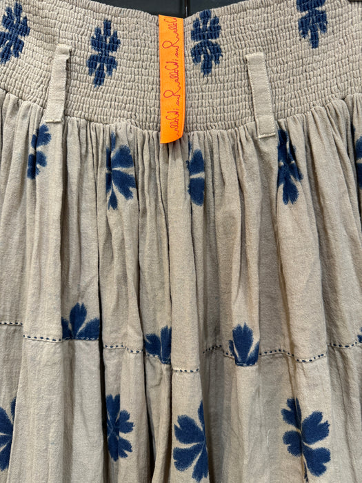 Cotton tiered skirt | Ingrid