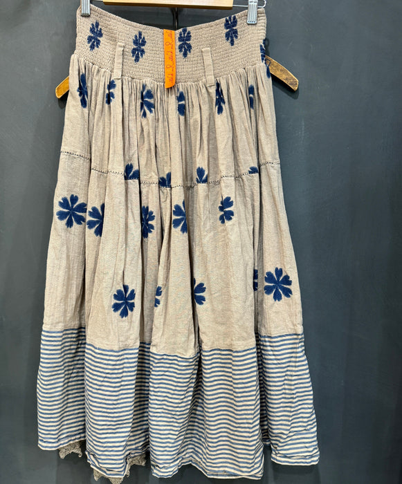 Cotton tiered skirt | Ingrid