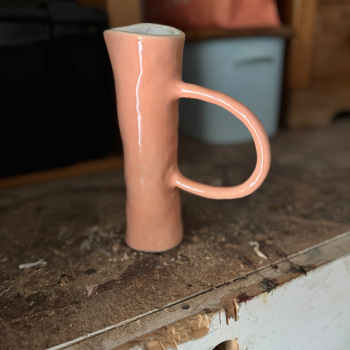 Tall wonky bud vase