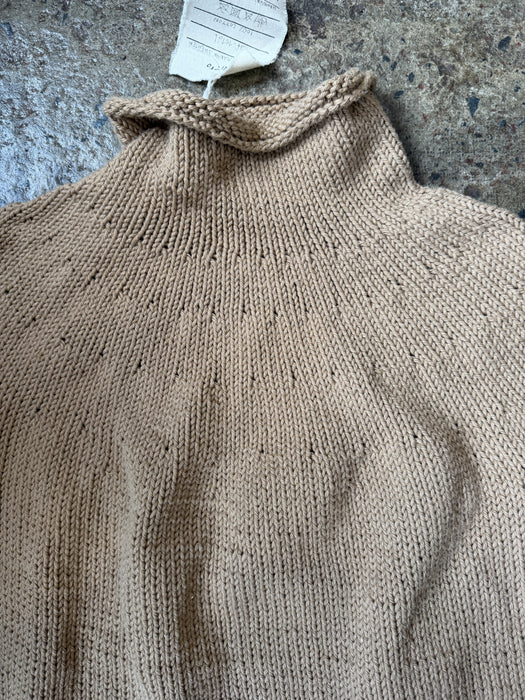 Cotton handknit sweater