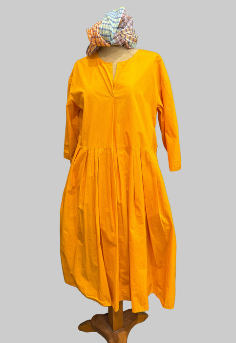 Cotton ¾ sleeve dress 'Ogo'