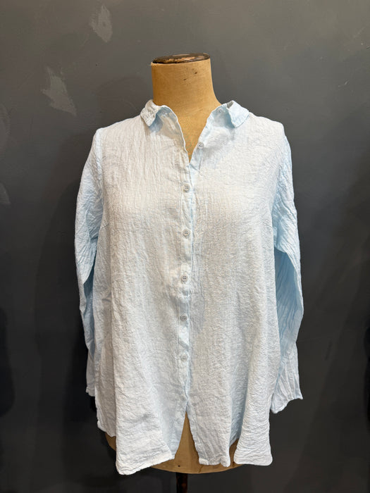 Long sleeve linen shirt 'Natsu'