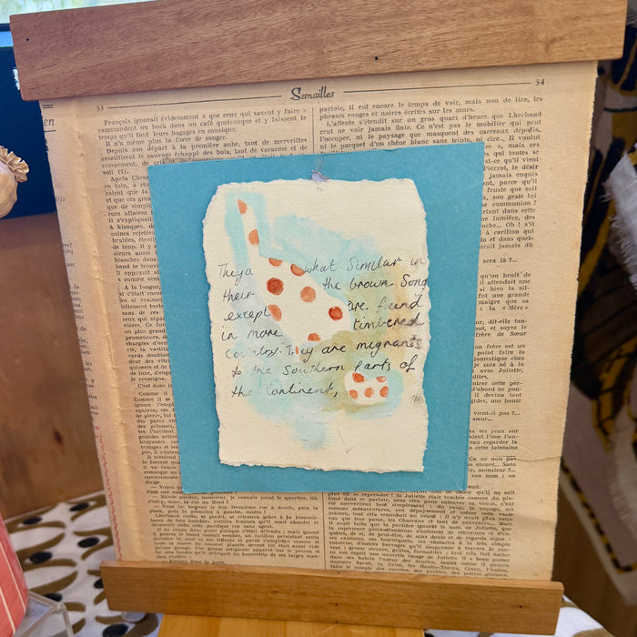 Little spotted bird (unframed)