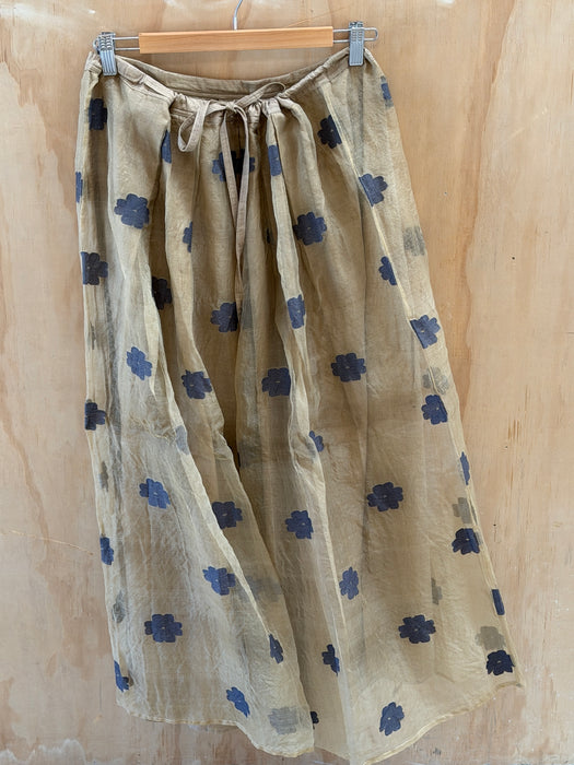 Silk organza skirt