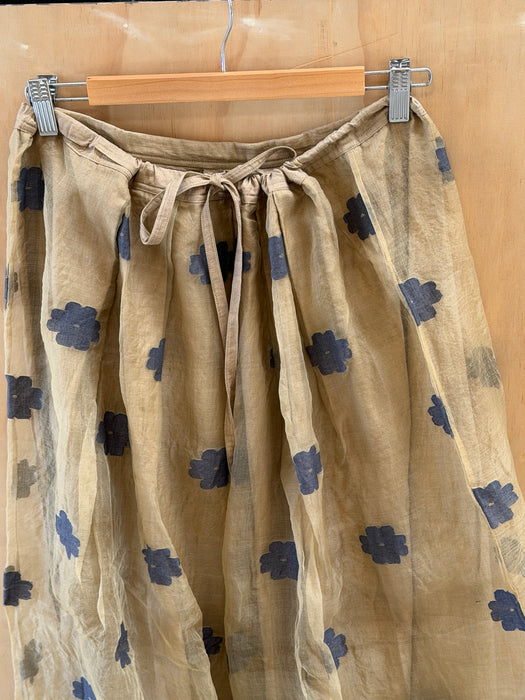 Silk organza skirt