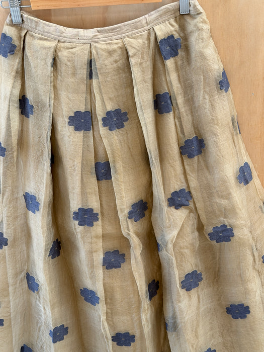 Silk organza skirt