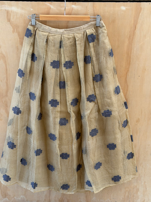 Silk organza skirt