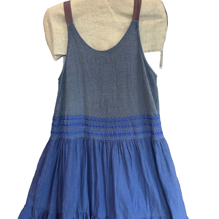 Cobalt tier maxi dress