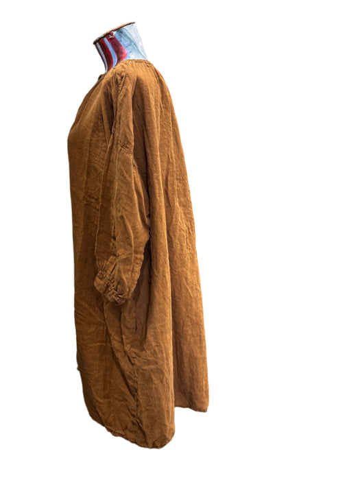 Marcel linen smock dress