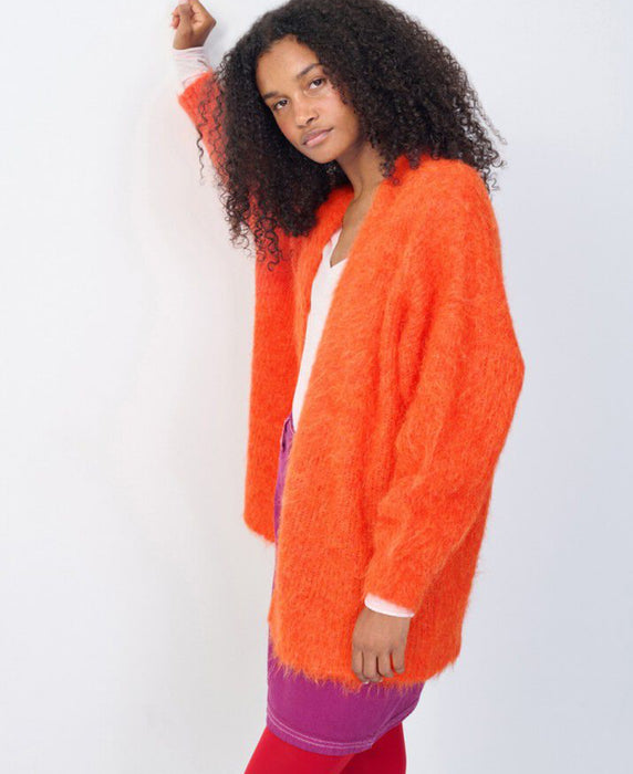 BYM blood orange cardigan