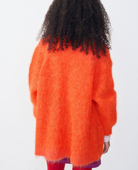 BYM blood orange cardigan