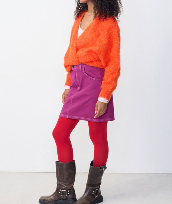BYM blood orange cardigan
