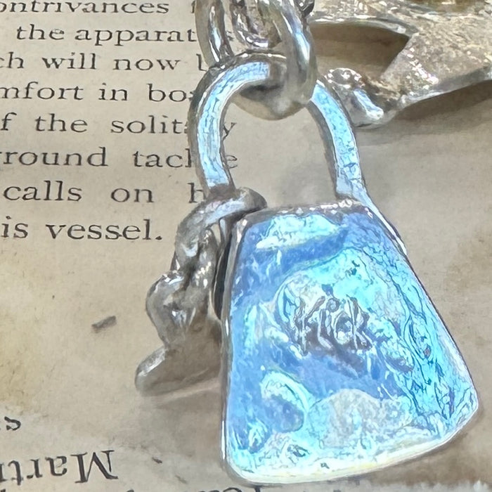 Serious shopper necklace