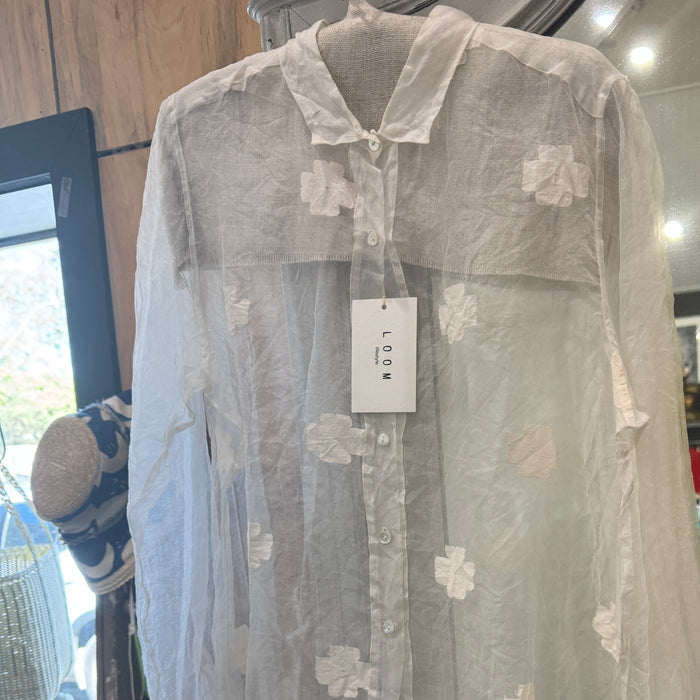 Silk floral shirt