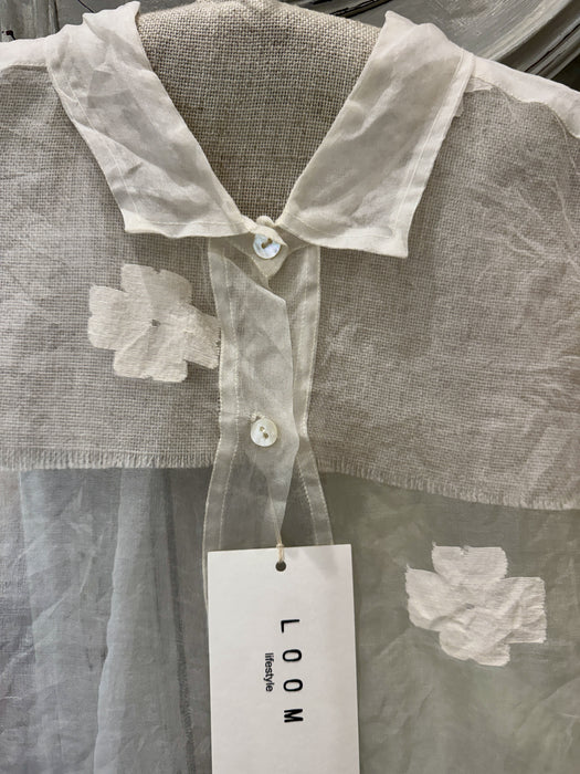 Silk floral shirt