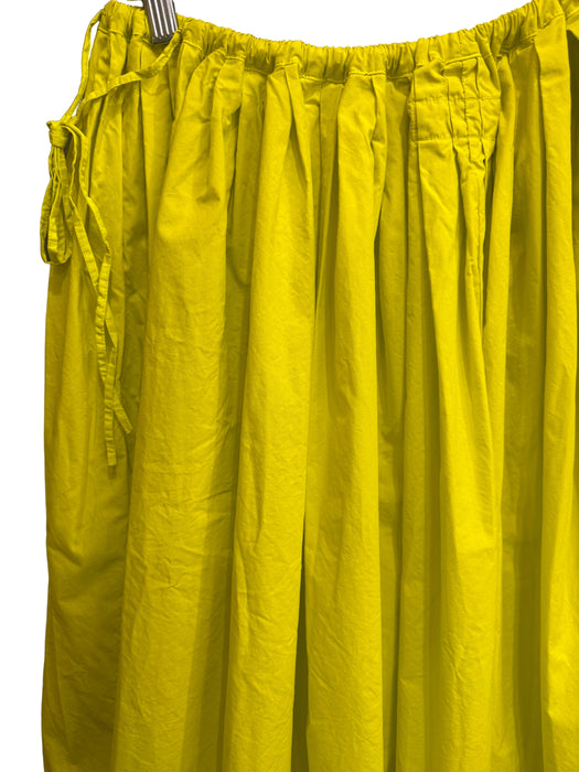 Cotton pleated skirt | Iyo