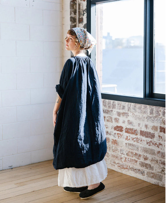 Marcel linen smock dress