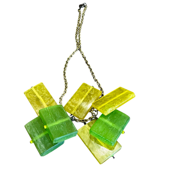 Sol y mar resin block necklaces