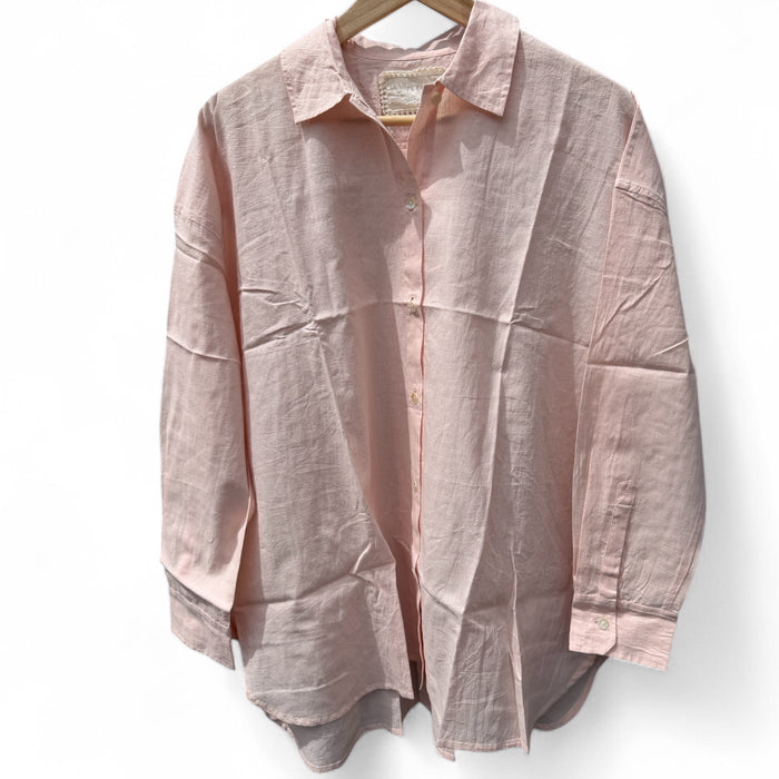 Pink stripe shirt