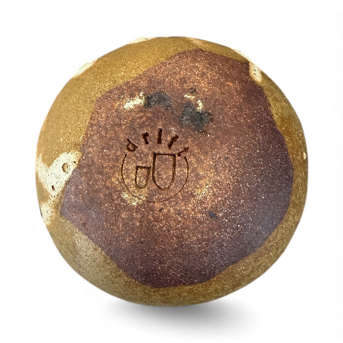 Small natural rough glazed ball