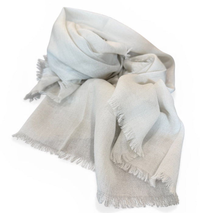 Fringed wool scarf | Jowool