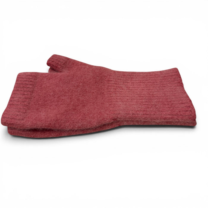 Glove cut off mitten; long cuff