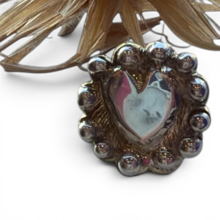 Silver & brass cameo ring