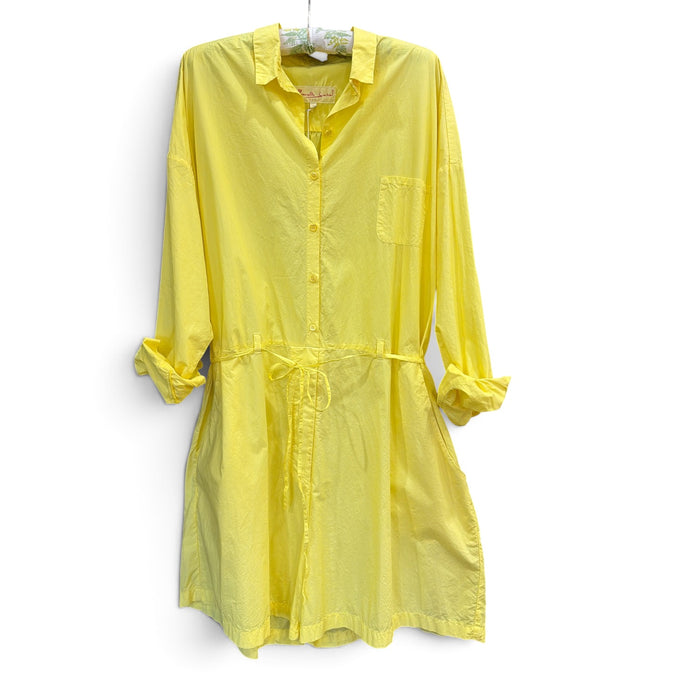 Cotton poplin short all in one