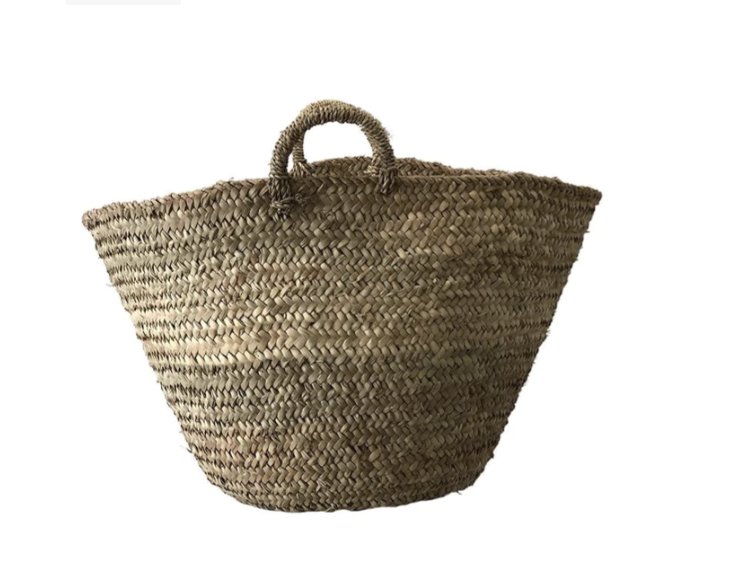 Palm leaf basket