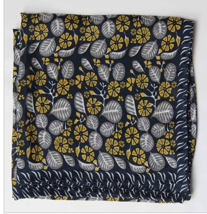 Silk patterned scarf | Bahia