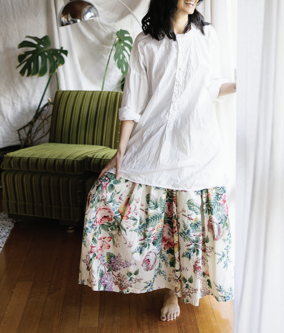 Ulla skirt bouquet print
