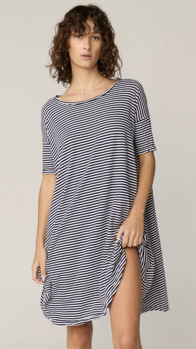 Stripe pop T dress