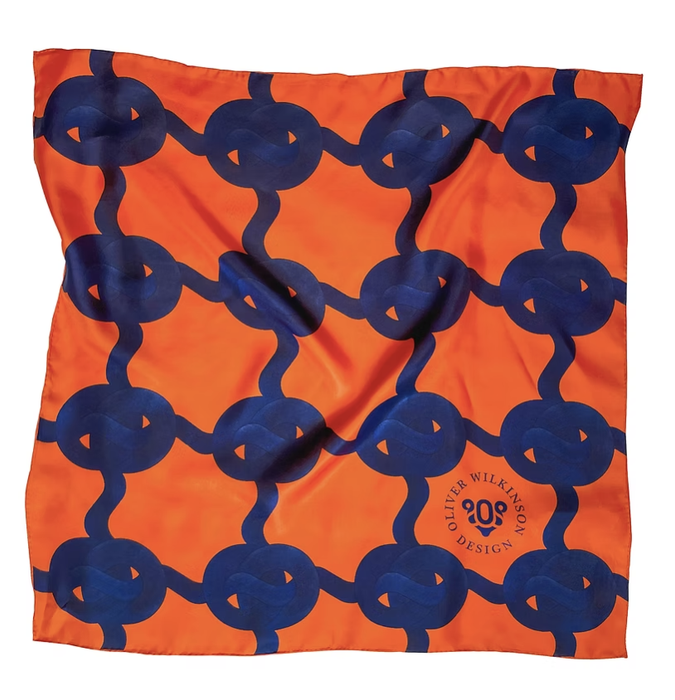 En Bateau silk scarf