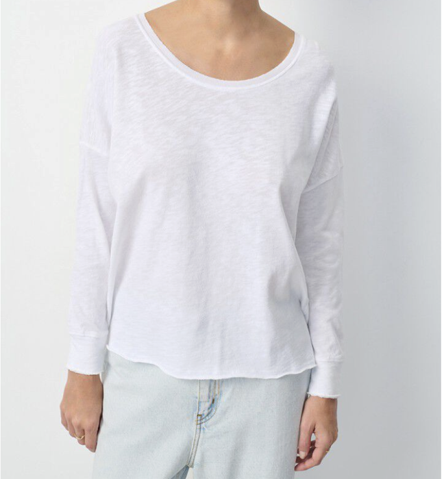 Sonoma scoop neck long sleeve tee