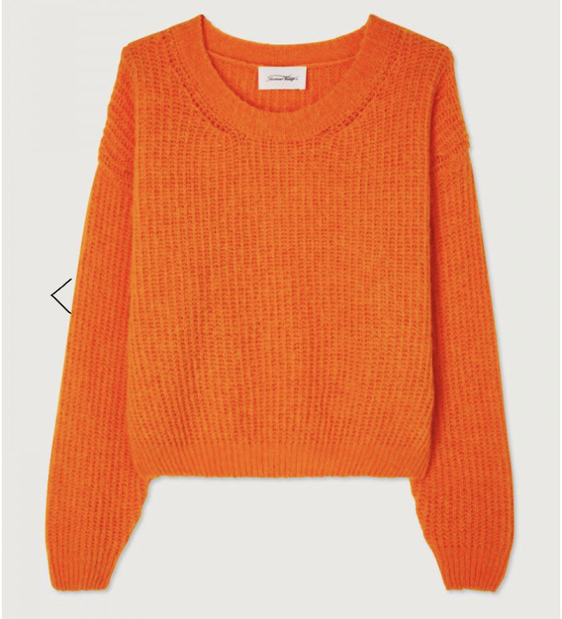 East ribbed crew neck knit